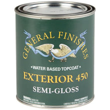 Load image into Gallery viewer, General Finishes Exterior 450 Water-Based Topcoat