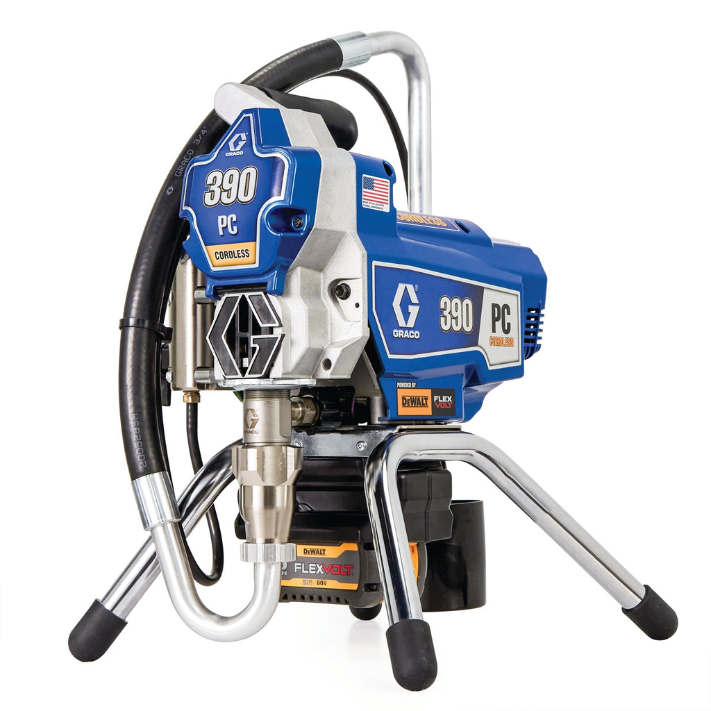 GRACO 390 PC Cordless Airless Sprayer, Stand - 25T804