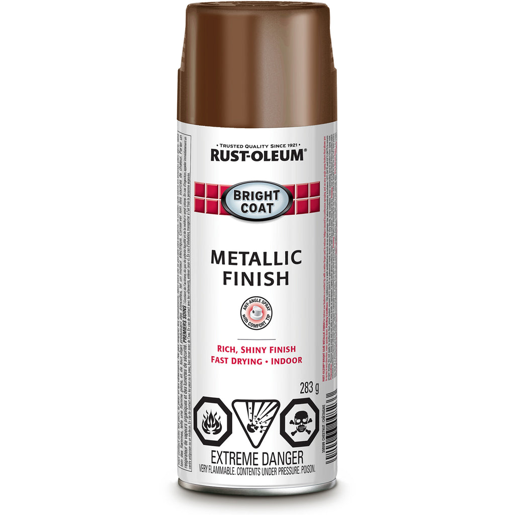 Stops Rust Bright Coat Metallic Finish