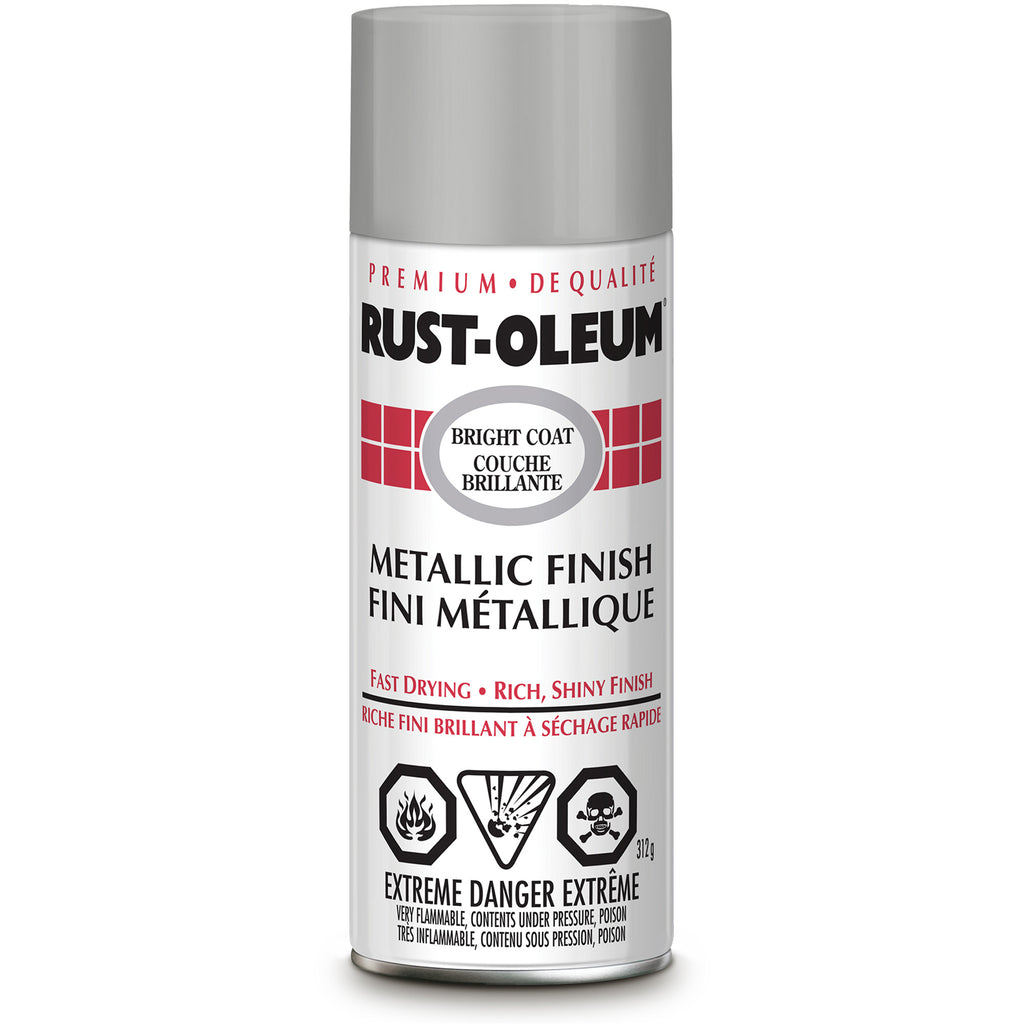Stops Rust Bright Coat Metallic Finish
