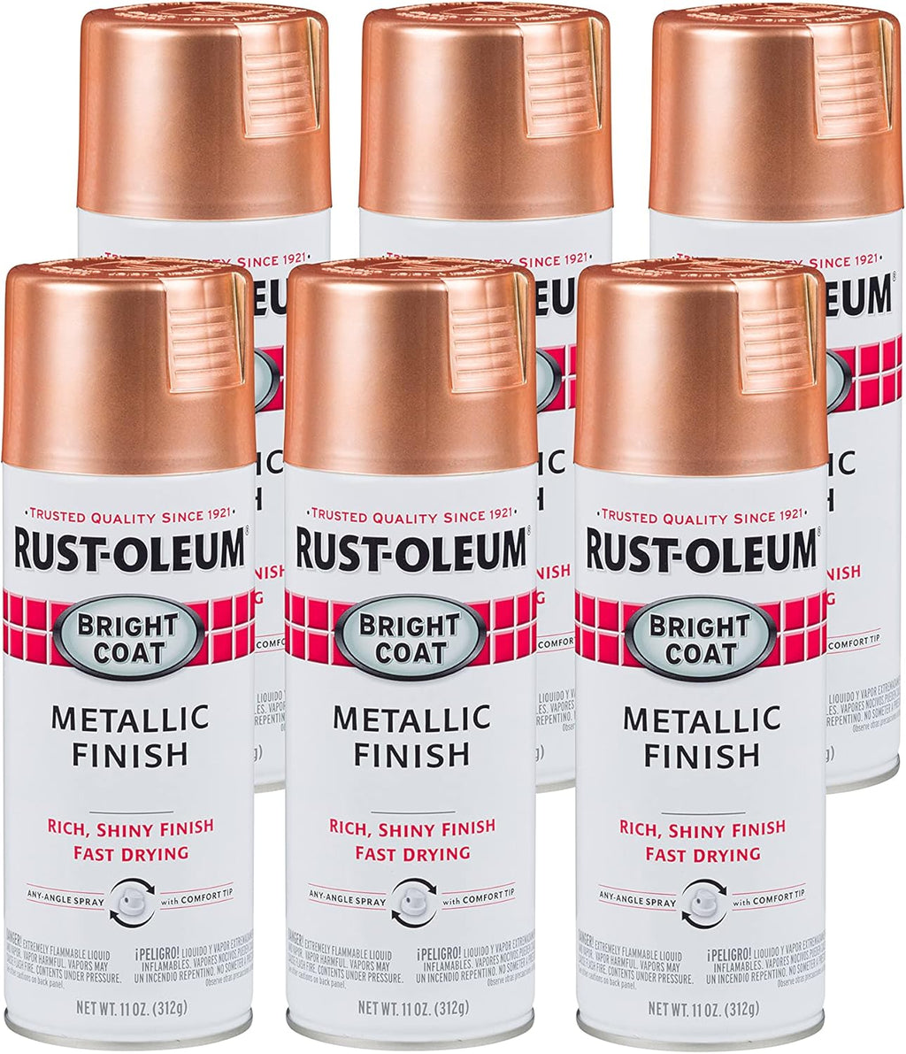 Stops Rust Bright Coat Metallic Finish