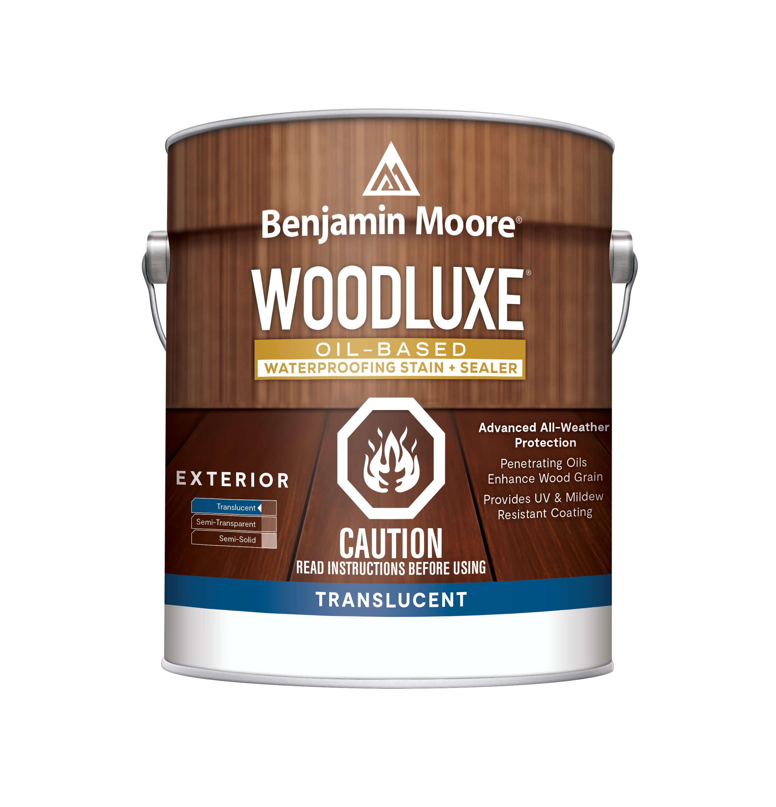 Woodluxe Oil-Based Waterproofing Stain + Sealer - Translucent
