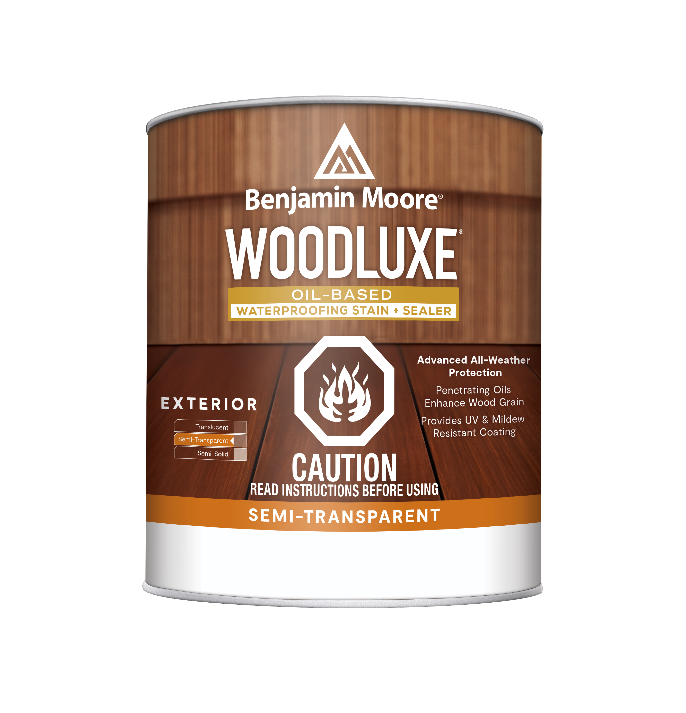 Woodluxe Oil-Based Waterproofing Stain + Sealer - Semi-Transparent