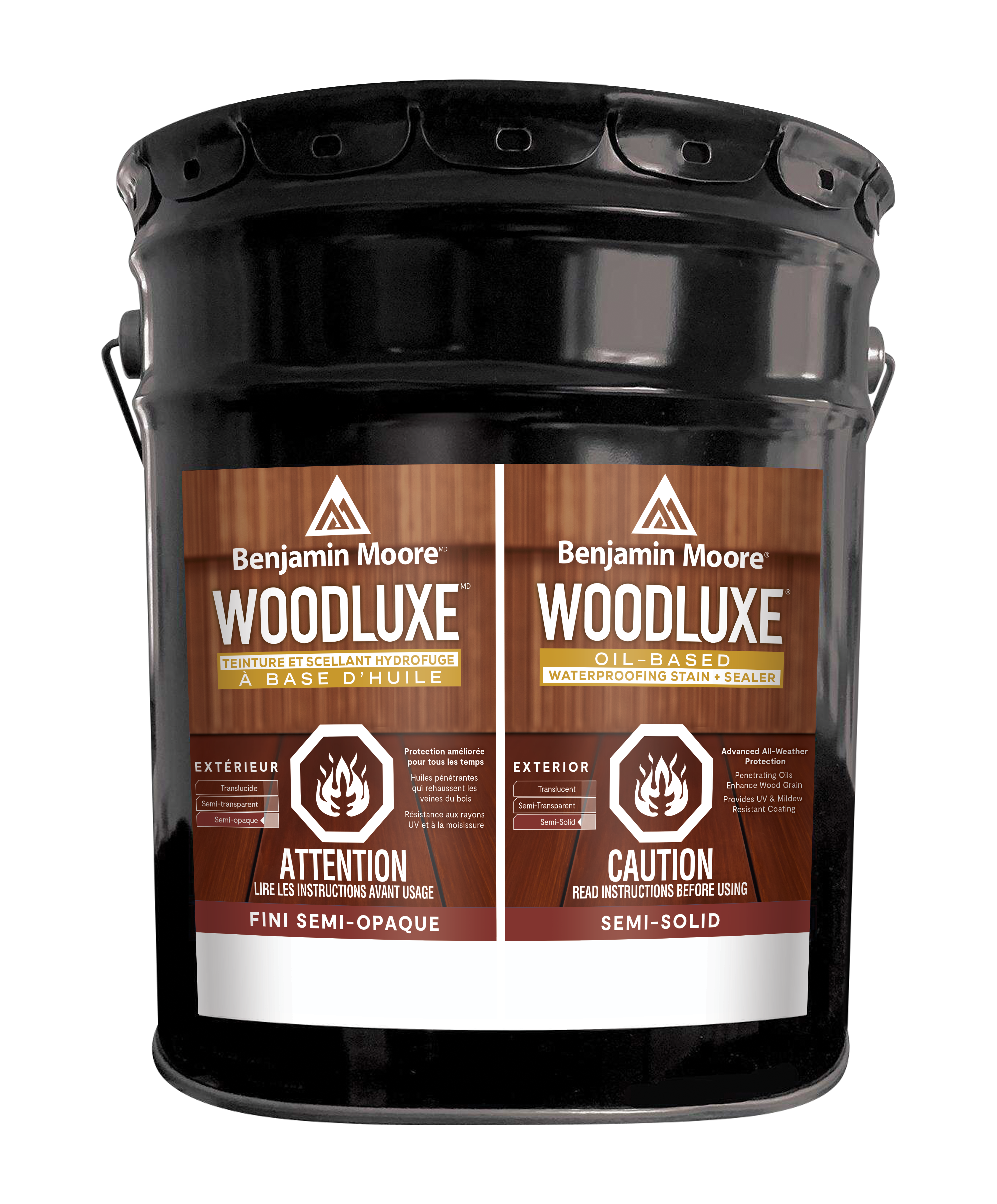 Woodluxe Oil-Based Waterproofing Stain + Sealer - Semi-Solid