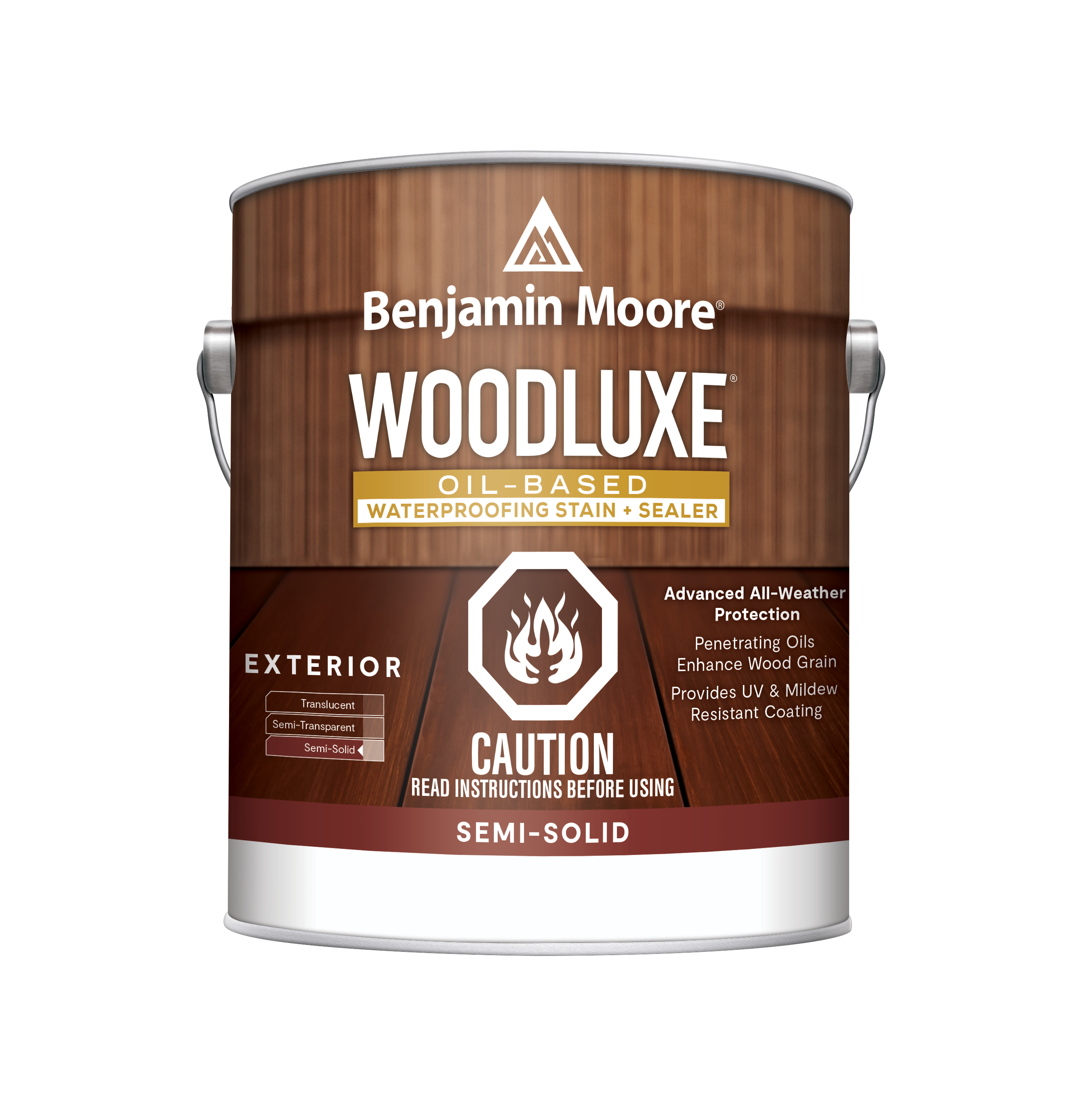 Woodluxe Oil-Based Waterproofing Stain + Sealer - Semi-Solid