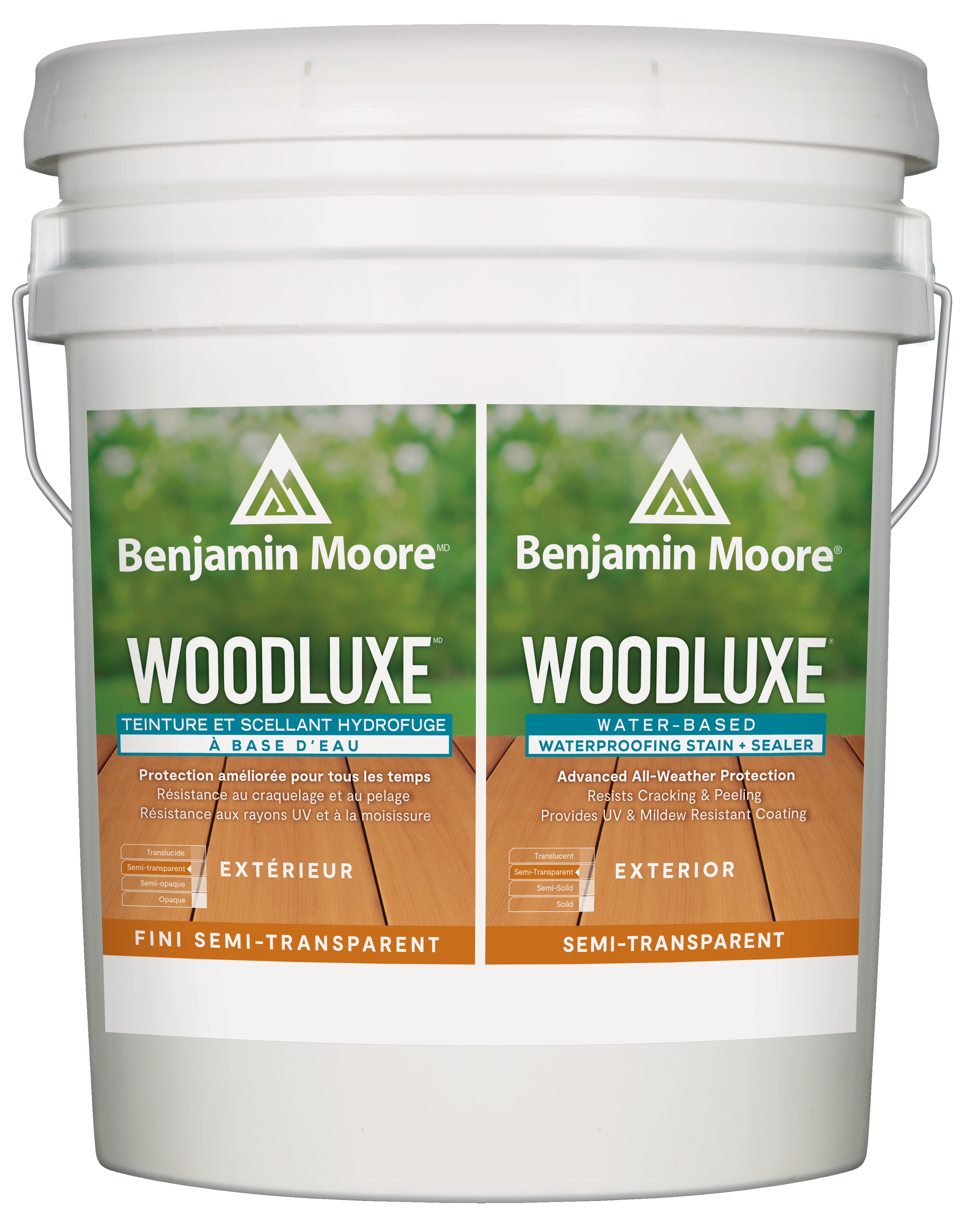 Woodluxe Water-Based Waterproofing Stain + Sealer - Semi-Transparent