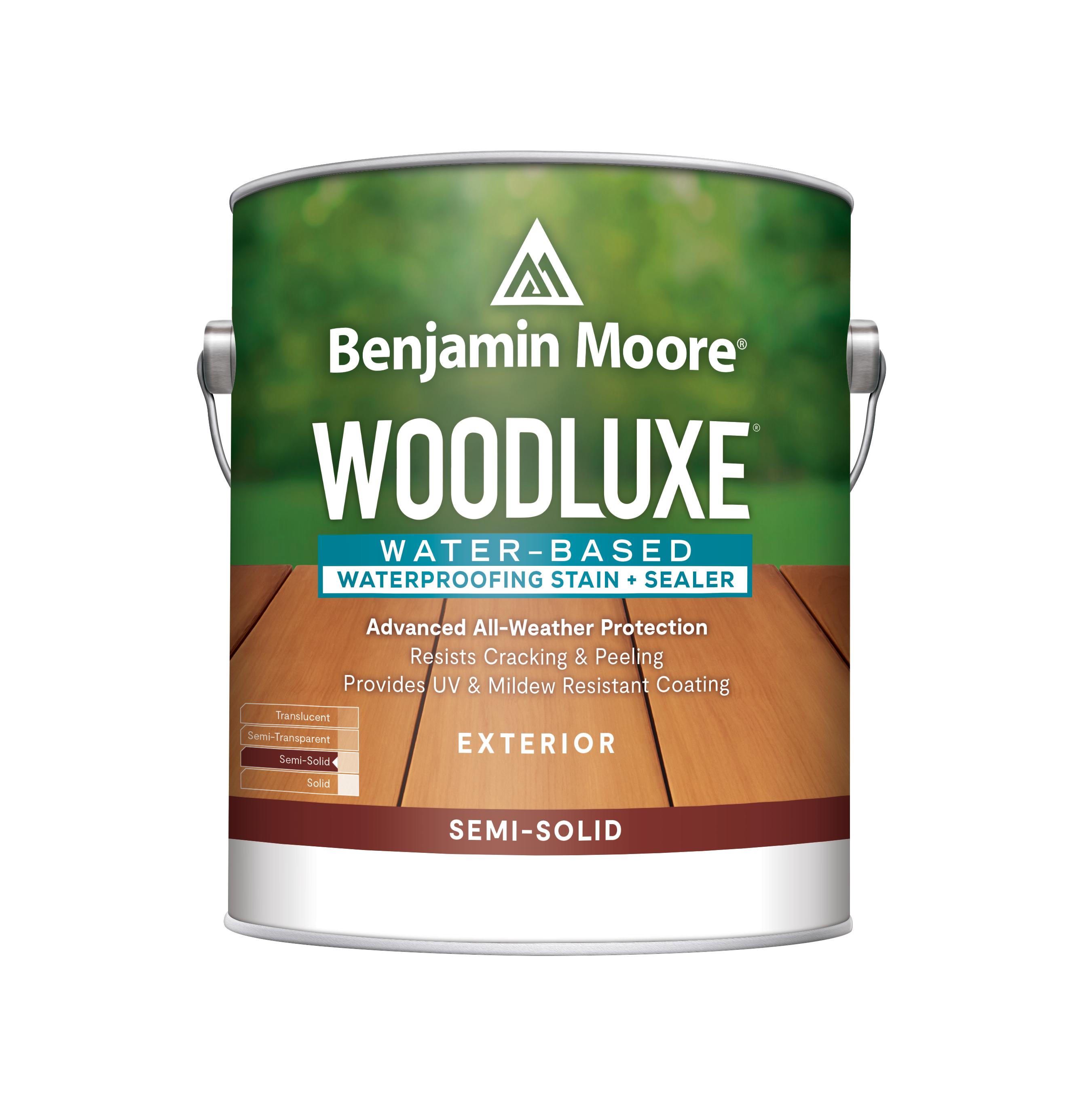 Woodluxe Water-Based Waterproofing Stain + Sealer - Semi-Solid