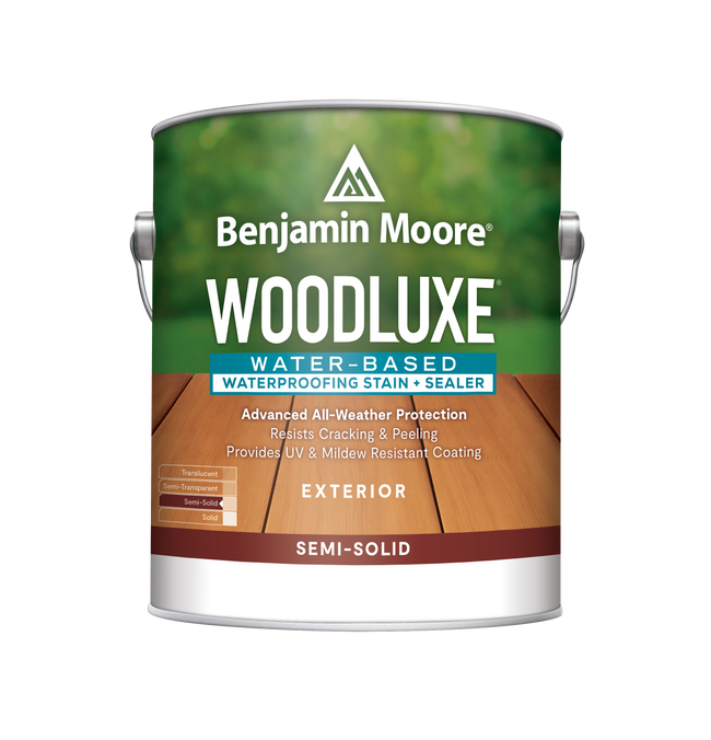 Woodluxe Water-Based Waterproofing Stain + Sealer - Semi-Solid Hover Image