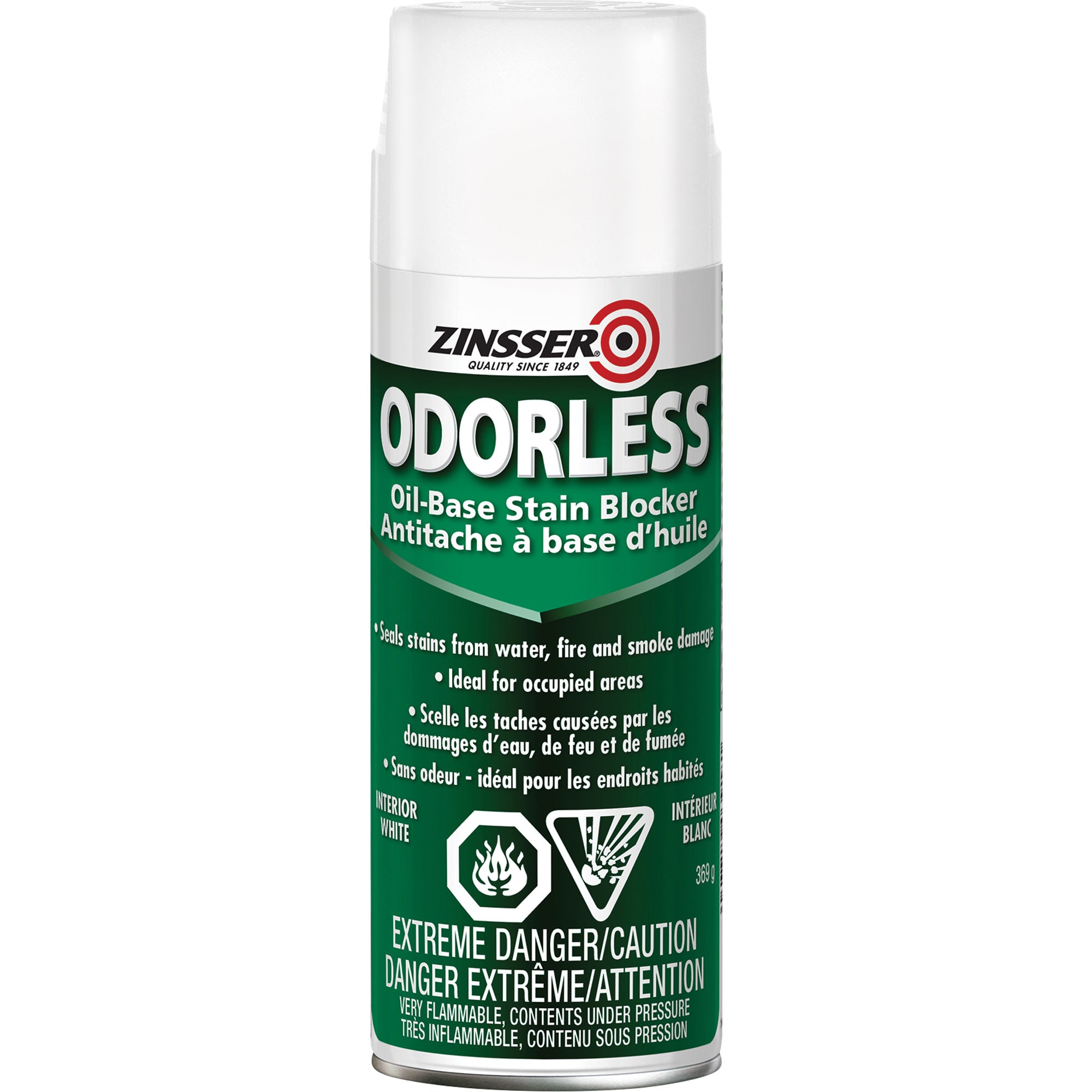 Zinsser Odourless Oil-Base Stain Blocking Spray Primer