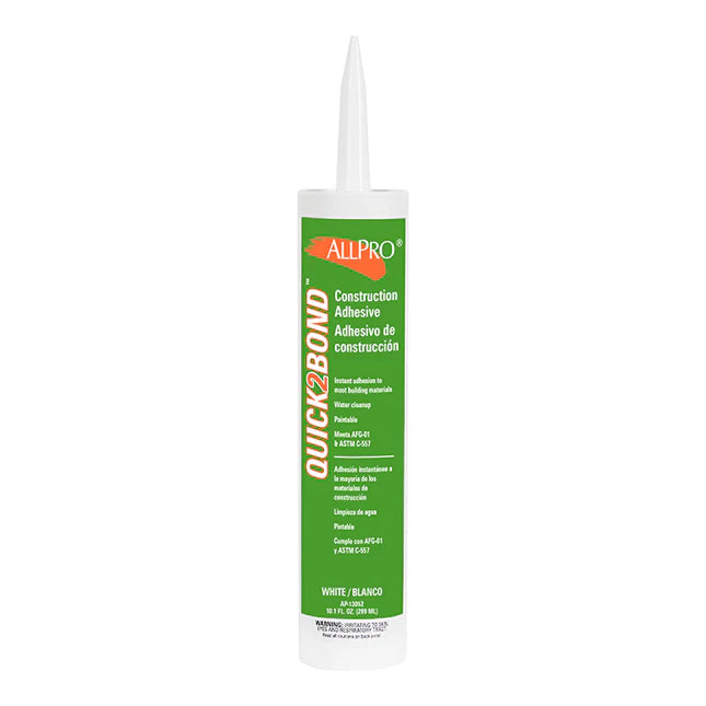 Allpro Quick2Bond Multi-Purpose Construction Adhesive 10.1 oz