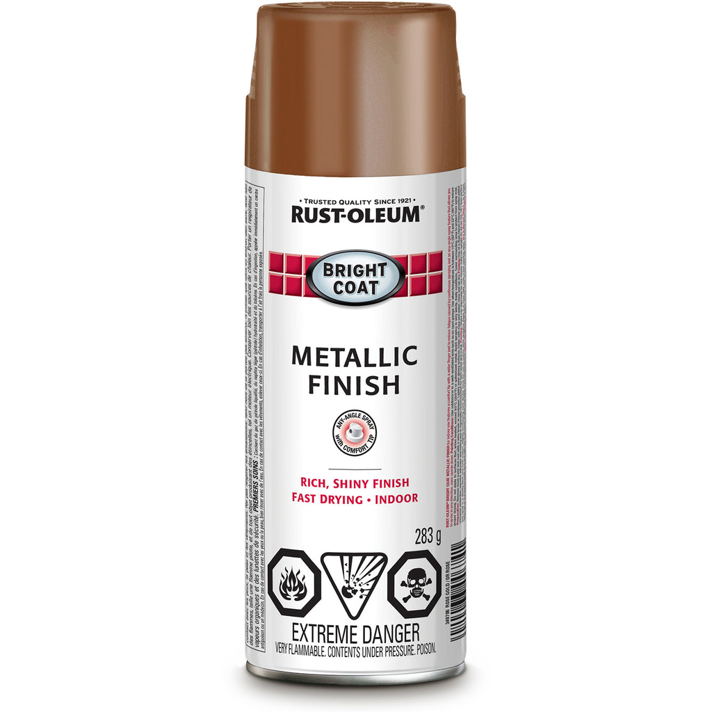 Stops Rust Bright Coat Metallic Finish