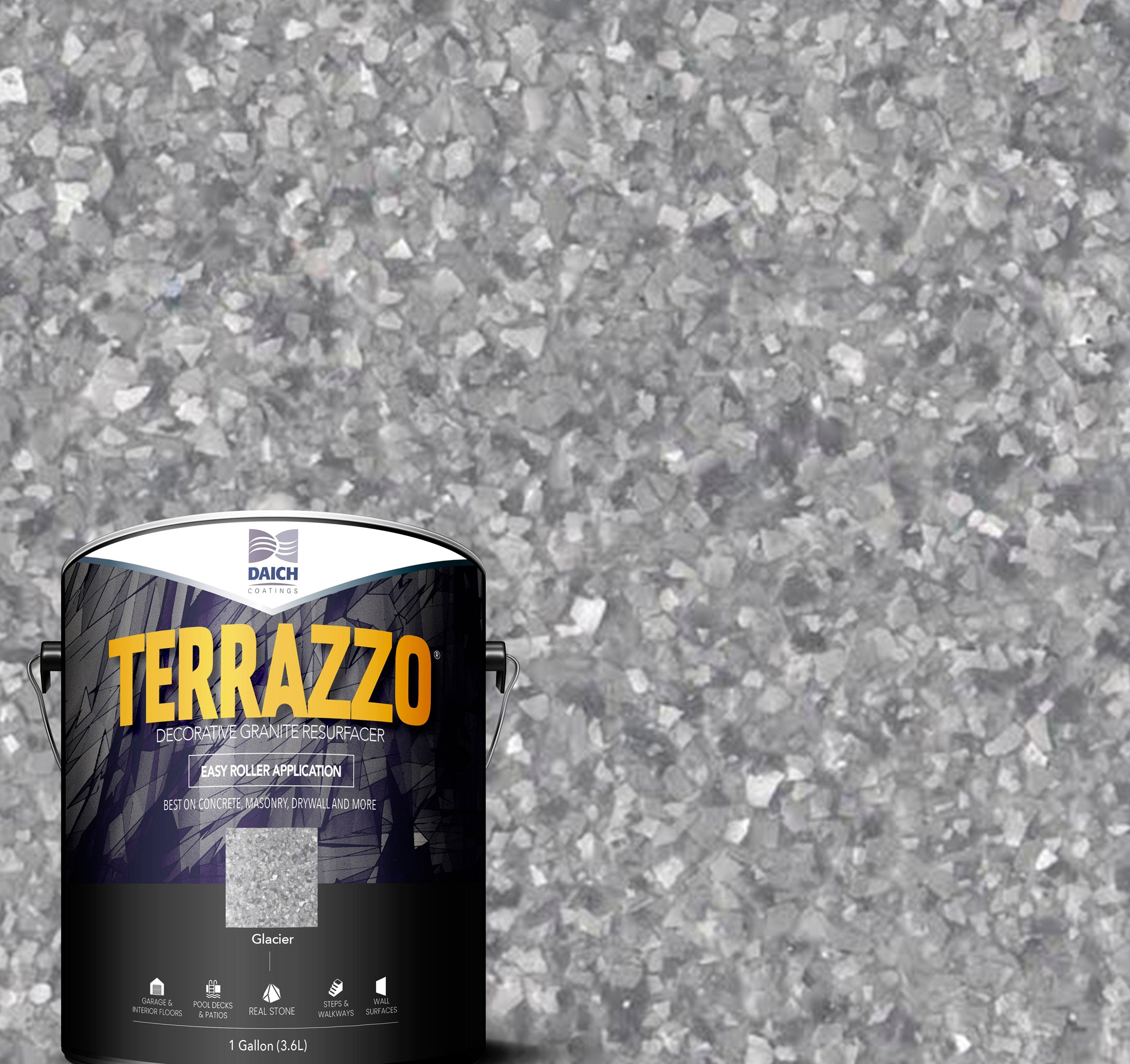 Terrazzo All-Season Decorative Concrete Resurfacer
