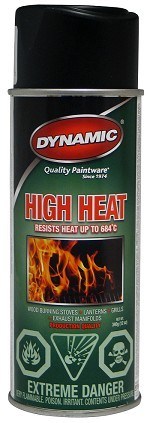 Dynamic High Heat Flat Black Aerosol 340g Hover Image