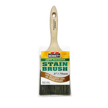 Load image into Gallery viewer, Bennett Polyester Bristle Straight Stain Brushes

