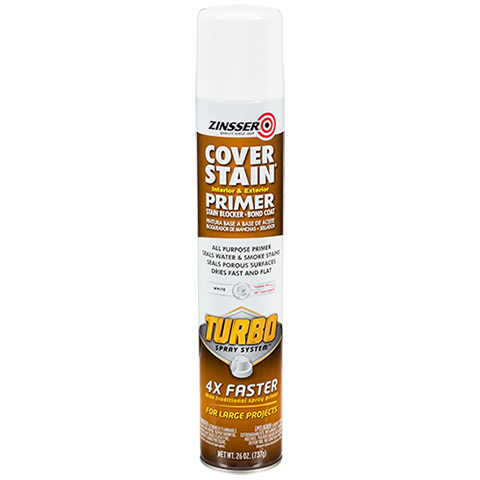 Cover Stain Primer with Turbo Spray System®-WHITE