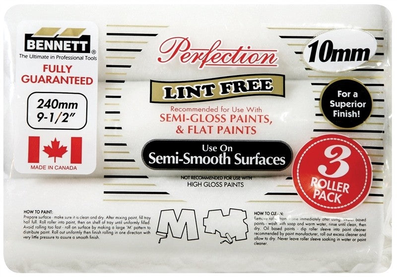 Bennett Perfection Lint Free Woven Roller 240mm/9.5"