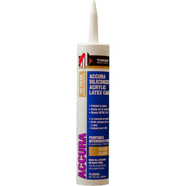 Tower Sealants Accura Siliconized Acrylic Latex Caulk