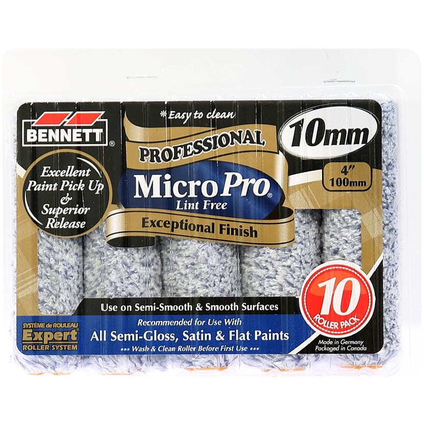 BENNETT MicroPro Mini Paint Roller (100mm/4" & 150mm/6")