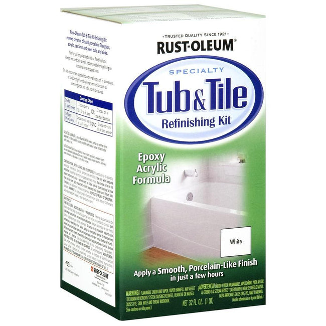 Rust-Oleum Tub & Tile Refinishing Kit White 920ml Hover Image