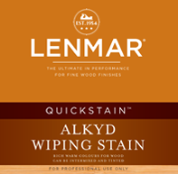 Lenmar® Quickstain™ Alkyd Wiping Stain